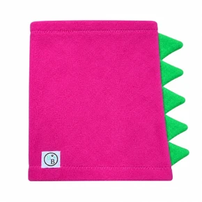 barker & brown dog fleece snood cerise lime