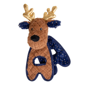 cupid & comet ren reindeer plush soft dog toy