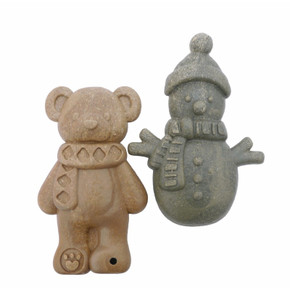 cupid & comet sa veggie burst snowman & teddy duo for small pets