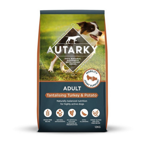 Autarky Adult Complete Dog Food Tantalising Turkey  Potato