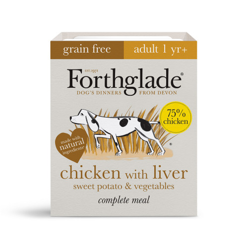 Forthglade Complete Meal Grain Free Chicken & Liver