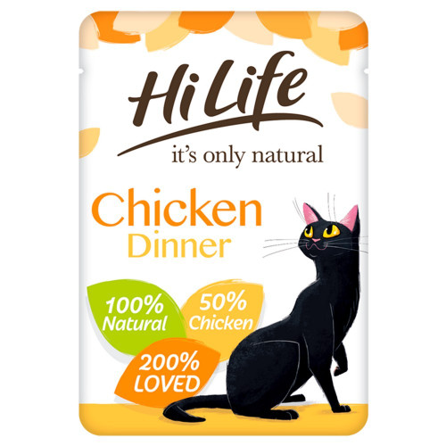 HiLife Its Only Natural Cat Pouch Chicken 70G