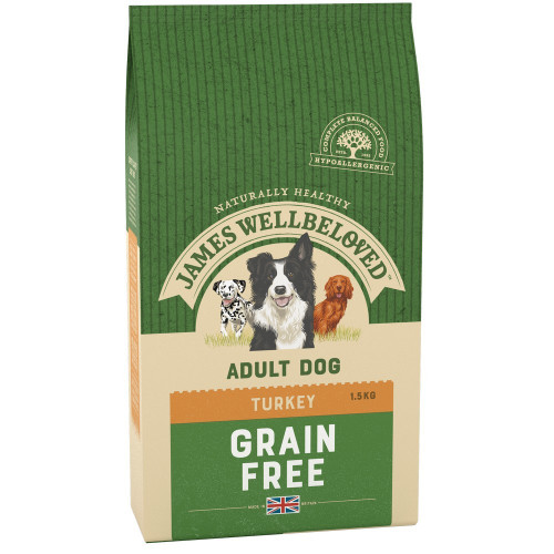James Wellbeloved Grain Free Adult Dog Food Turkey & Veg