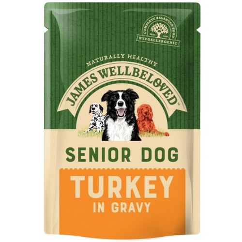 James Wellbeloved Senior Pouch Turkey 150g