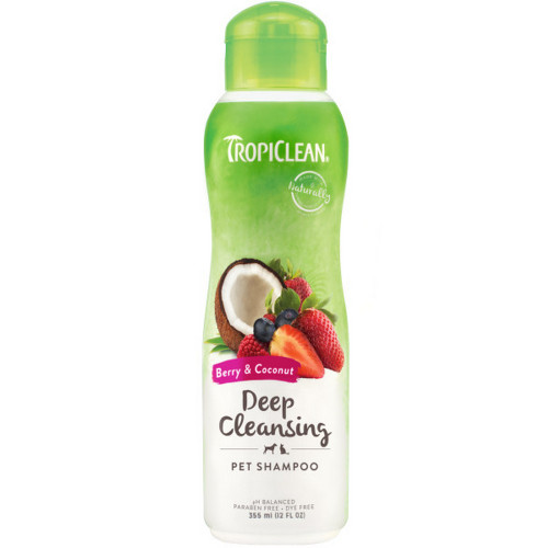 TropiClean Deep Cleaning Berry & Coconut Shampoo