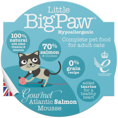 Little Big Paw Gourmet Cat Tender Salmon Mousse