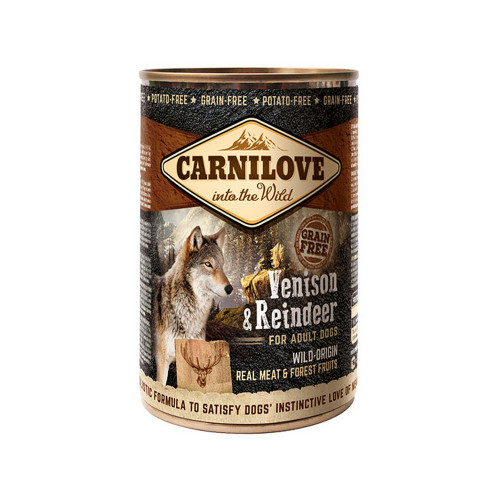Carnilove Dog Can Venison and Reindeer 400g