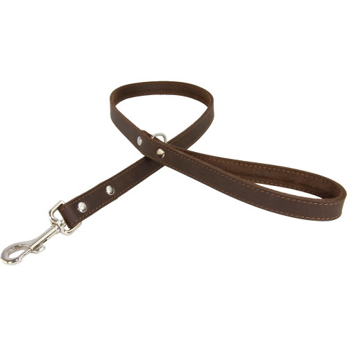 Earthbound Leather Whippet Lead Brown Medium
