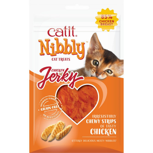 Catit Nibbly Jerky, Chicken, 30g
