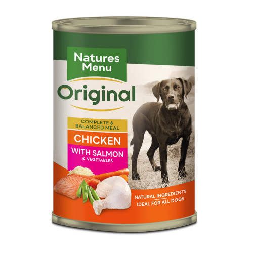 Natures Menu Dog Food Can Chicken & Salmon 400g