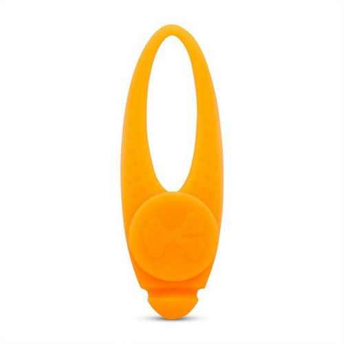 Flashing Safety Clip Silicone Blinker Orange