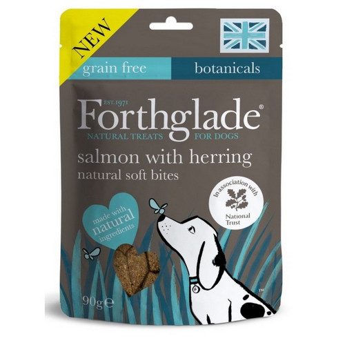 Forthglade Soft Bites Treats Salmon & Herring 90g