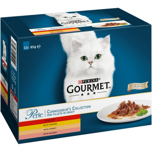 Gourmet Perle  Connoisseurs Collection Mini Fillets in Gravy 12 x 85g