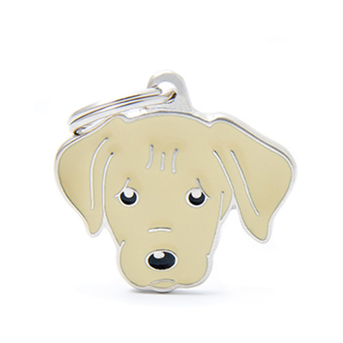 Cream Labrador ID Tag