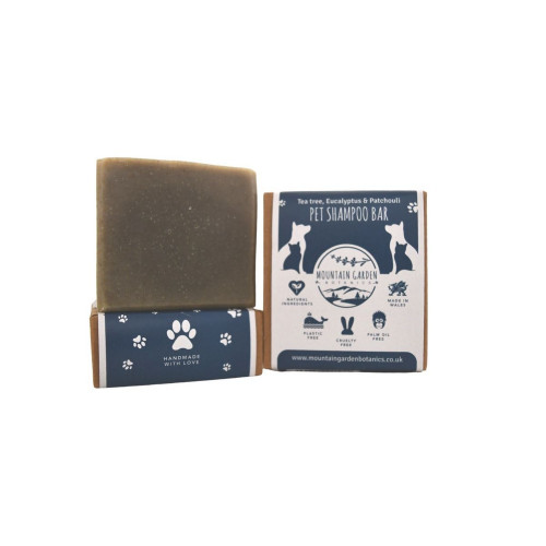 Mountain Garden Teatree Eucalyptus & Patchouli Shampoo Bar 90g