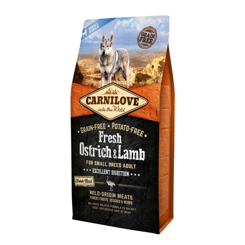 Carnilove Fresh Ostrich & Lamb Small Breed 6kg