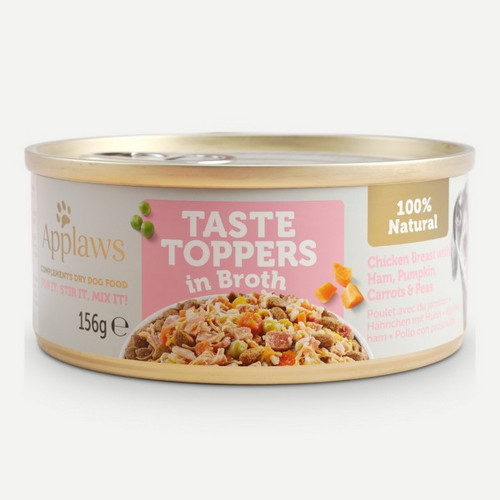 Applaws Taste Topper Chicken with Ham in Broth 156g