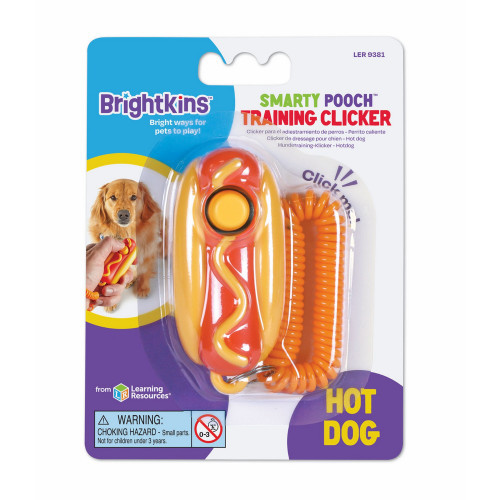 Brightkins Training Clicker Smarty Pooch Hot Dog