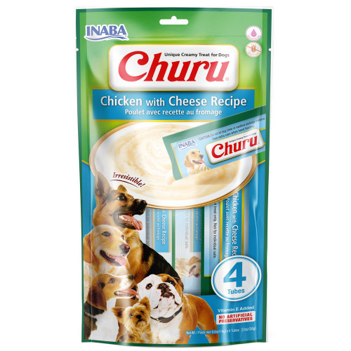 Churu for Dogs Chicken with Cheese 4 x 14g