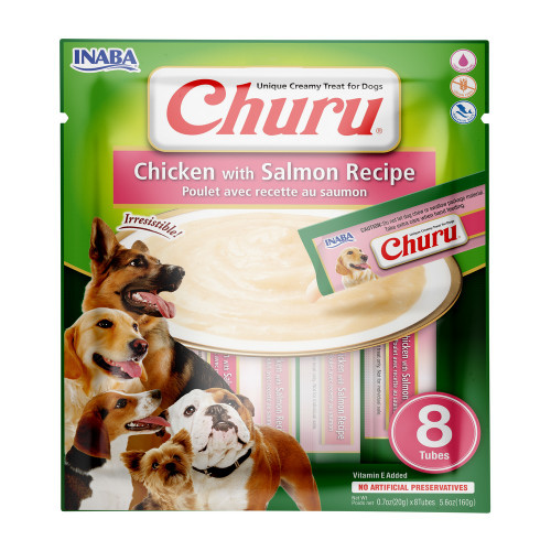 Churu for Dogs Chicken with Salmon 8 x 20g