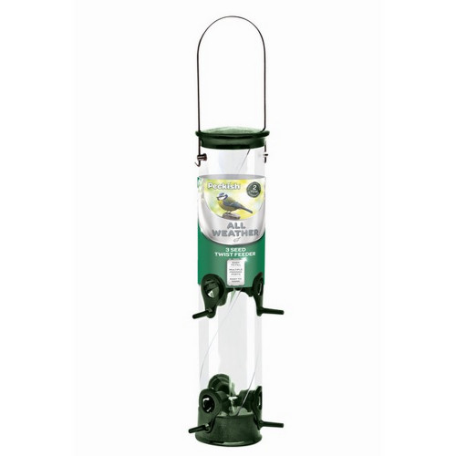 Peckish All Weather 3 Seed Twist Feeder