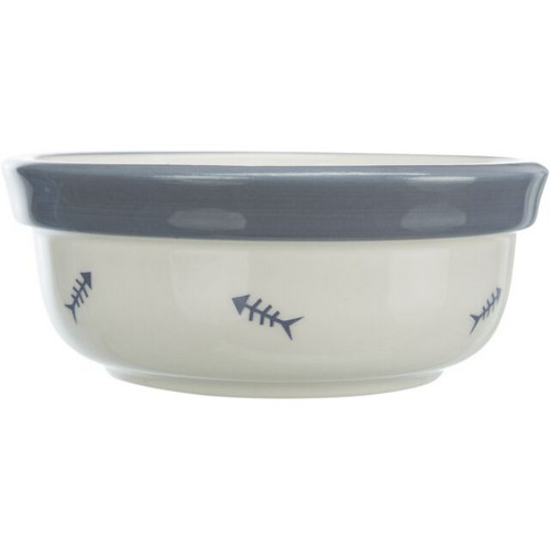 Trixie Ceramic White Cat Bowl 12cm