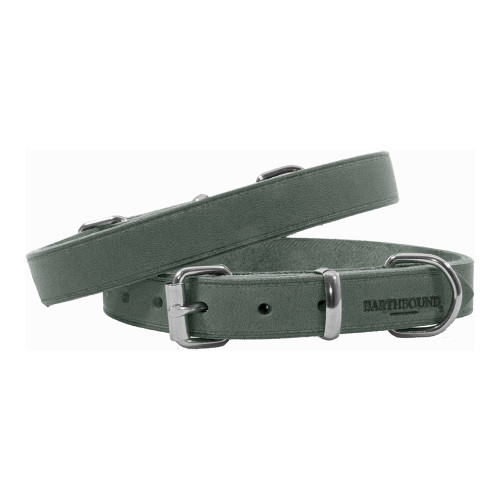 Earthbound Leather Collar Grey