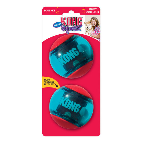 KONG Squeezz Action Red Large