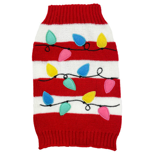 Happy Pet Christmas Lights Sweater