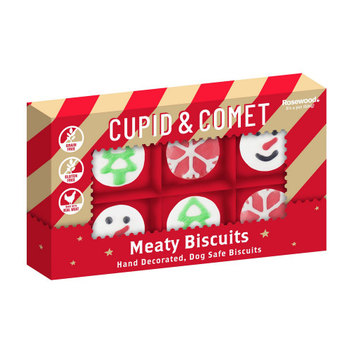 Cupid & Comet Meaty Biscuts 6 Piece