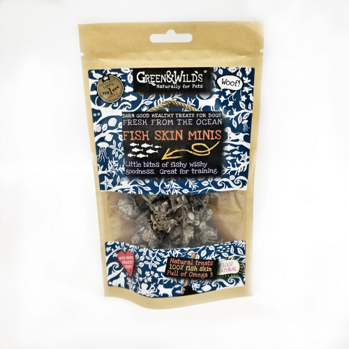 Green & Wilds Fish Skin Minis 50g