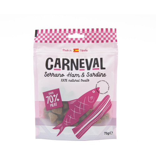 Carneval Serrano Ham & Sardine 75g