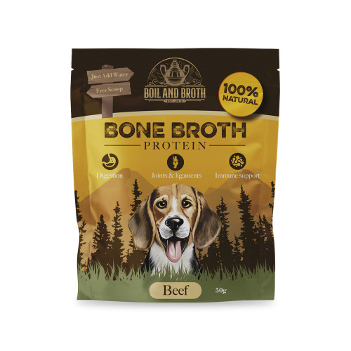 Boil & Broth Beef Bone Broth for Dogs 50g
