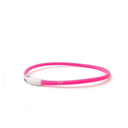 Great & Small Glow LED Collar Pink 68cm