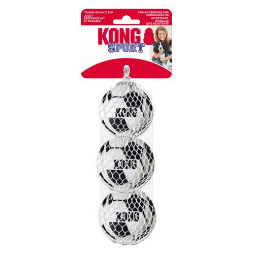 KONG Sport Soccer Balls 3pk Medium