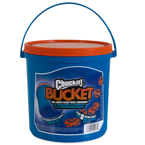 Chuckit! Bucket with 7 Ultra Balls Medium