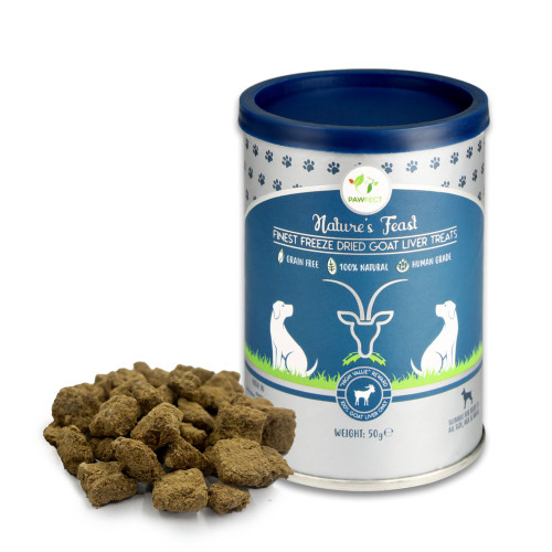 Pawfect Freeze Dried Goat Liver 50g