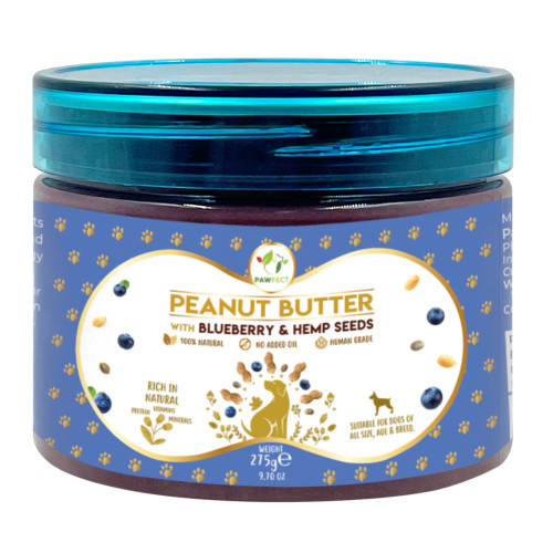Pawfect Peanut Butter Blueberry & Hemp 275g