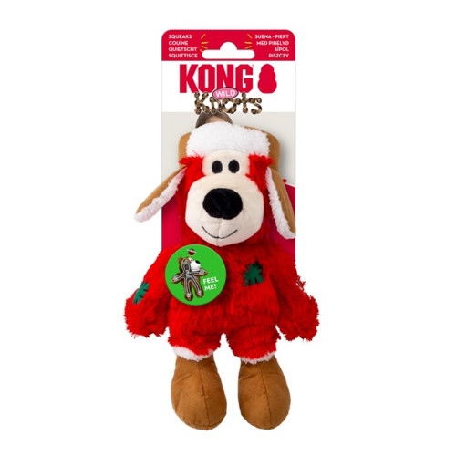 KONG Holiday Wild Knots Bear Assorted Small/Medium