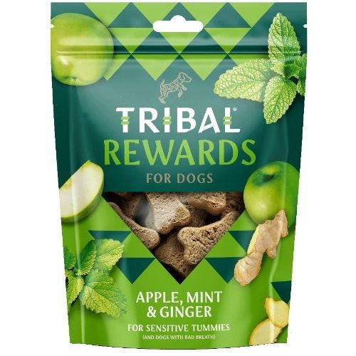Tribal Dog Treats with Apple, Mint & Ginger 125g