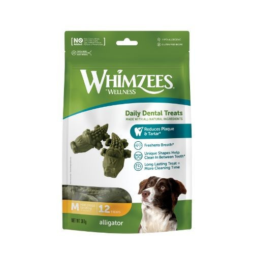 Whimzees Alligator Dental Dog Chew Treat Pack