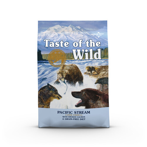 Taste of the Wild Adult All Breeds Wild Pacific Stream Grain Free Dry Dog Food - 5.6kg