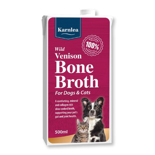 Karnlea Bone Broth Venison Cat & Dog 500ml