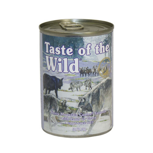 Taste of the Wild Wet Dog Food Sierra Mountain Canine Canned Wet Formula in Gravy