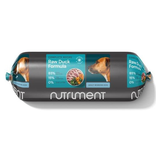 Nutriment Duck Formula RAW Frozen Adult Dog Food Chubb 1.4kg