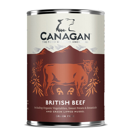 Canagan Wet Dog Food Beef 6 x 400g Cans