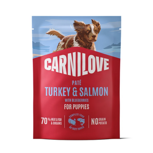 Carnilove Pouch Turkey & Salmon With Blueberries Puppy 300 Grams
