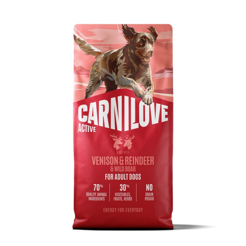 Carnilove Active Venison Reindeer & Wild Boar 1.5 Kg Pack