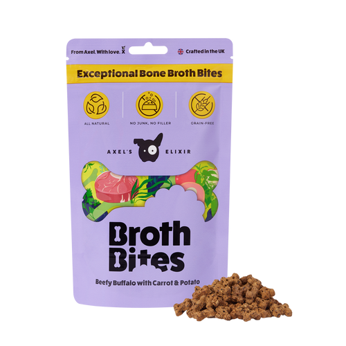 Axels Elixir Broth Bites Buffalo - Treats for Dogs