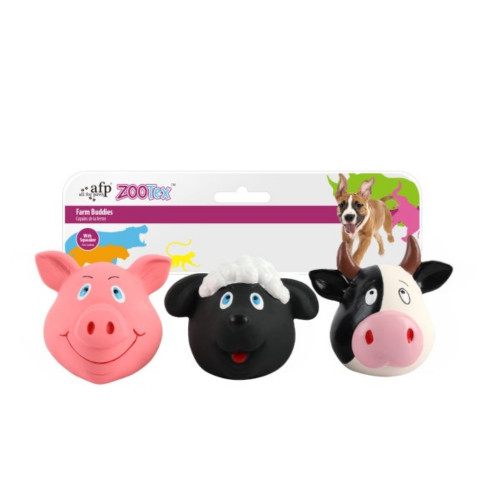 All For Paws Zootex Farm Buddies 3Pack